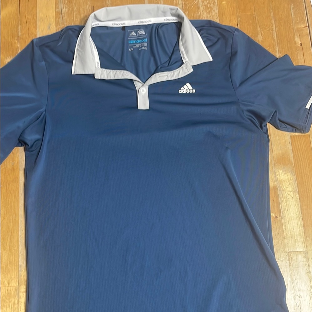 Adidas Men's Blue Polo golf shirt